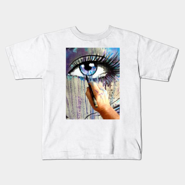 Studio eye Kids T-Shirt by Loui Jover 